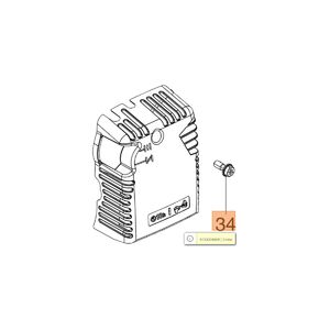 Csavar l&eacute;gszűrő fed&eacute;l csavar