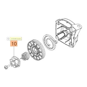 Kuplung az ind&iacute;t&oacute; t&aacute;rcs&aacute;n&aacute;l, k&ouml;rm&ouml;s t&aacute;rcsa BC 380,420,430, Sparta 381,441