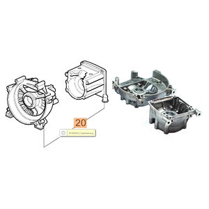 Forgatty&uacute;sh&aacute;z komplett Sp37,42, BC380,420 - 61350210, 61200113