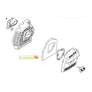 L&eacute;gszűrő levegőszűrő bet&eacute;t BC 240