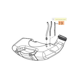 Benzincső BC 400, BC 530, 550