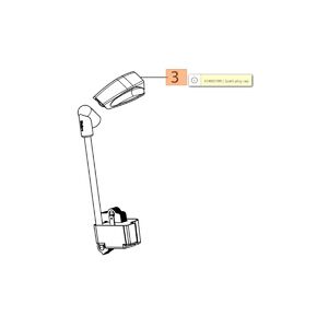 Gyertyapipa fedő BC 530,550, BCF 530,550