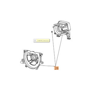 Forgatty&uacute;s h&aacute;z (k&eacute;t f&eacute;l) BC 530, 550, BCF 530, 550 - 61400010