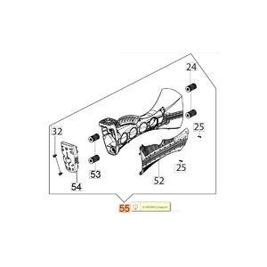 Korm&aacute;nytart&oacute; komplett  BC 430, BC 550 Master - R&Eacute;GI: 61350075