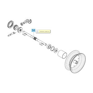 Kihajt&oacute; tengely BT 110,400