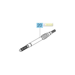 Csiga tengely BT 110,400