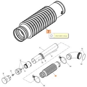 Permetező g&eacute;gecső MB 90, MB 900