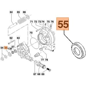 Gyűrű  PW 160, PW 170C, PW 300 HC