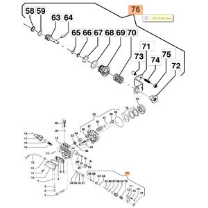 Szelep komplett  PW 120C-121C-135C-136C-145C-190C-250HC
