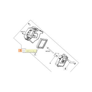 L&eacute;gszűrő levegőszűrő komplett - BCH 310 - 4 &uuml;temű