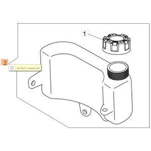 &Uuml;zemanyag tank K 700, K 800 motor ferde cs&ouml;ves