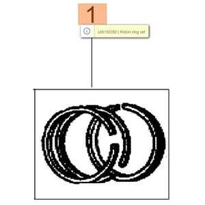 Dugatty&uacute; gyűrű k&eacute;szlet set  Emak motorokhoz (K 650,K 700 H,K 800 H-HT-HC)