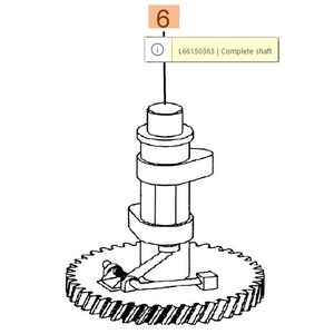 Vez&eacute;rmű tengely K 700H, K 800 H-HT,  MH Kap&aacute;l&oacute;g&eacute;pek 