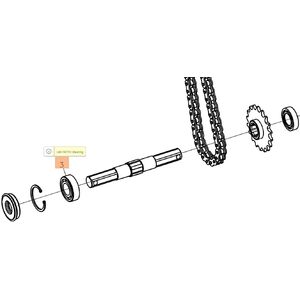 Csap&aacute;gy  K 800 HC motorhoz, MH 197 RK-RKS Kap&aacute;l&oacute;g&eacute;phez