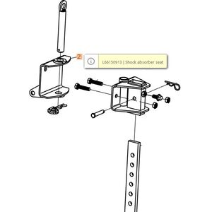 Csoroszlya tart&oacute;, g&eacute;p fel&ouml;li MH 197 RK