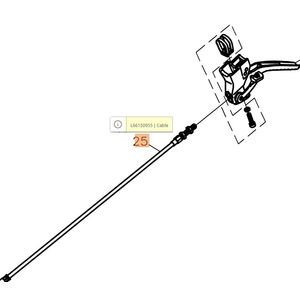 Bowden hajt&aacute;s kuplung bowden MH 197 RK kap&aacute;l&oacute;g&eacute;p