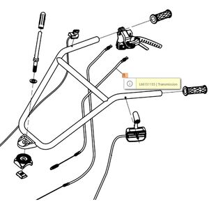 Bowden bovden (hajt&aacute;s) h&aacute;trameneti MH 175 RK-RKS kap&aacute;l&oacute;g&eacute;p (K800 HT)