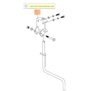 Csoroszlya tart&oacute; MH 197 RKS, MH 198 RK, (K 800 HC)