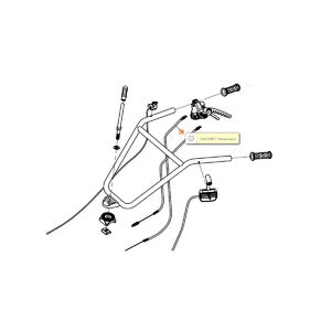 Bowden bovden (hajt&aacute;s) előremeneti  MH 175 RK kap&aacute;l&oacute;g&eacute;p (K800 HT) - L66151156