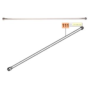 Sz&oacute;r&oacute;cső, hosszabb&iacute;t&oacute;, SP 126, kb. 70 cm, toldhat&oacute;