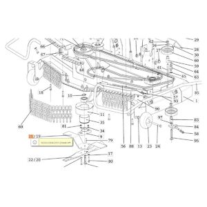 Fűny&iacute;r&oacute;k&eacute;s bal Cheyenne 110x4