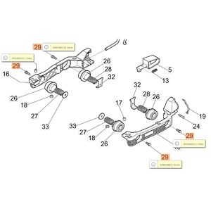 Csavar  HC 246-247P, HC 260-265-275-280 XP