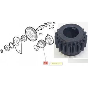 Fogasker&eacute;k kicsi+nagy szett MH 150,180 (&Uacute;J:ES360020180R)