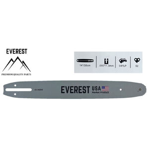 Everest vezetőlap 14" 35 cm 3/8 1,3 mm 52 szem
