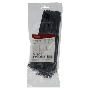 Kramp hidegtűrő k&aacute;belk&ouml;tegelő 4.8 x 200 mm fekete 100 db
