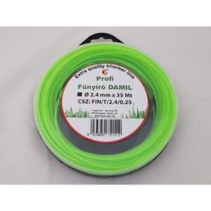 Damil 2.4mm szögletes   34 méter olasz