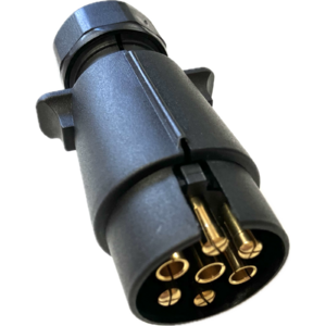 Dugós csatlakozó 7 pólusú - műanyag (sarus)