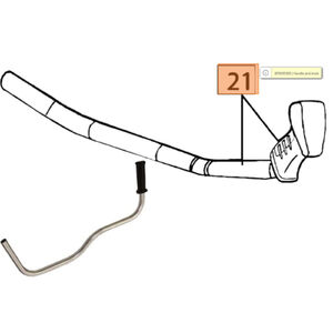 Kormány cső BCH 250, BCH 400 - ÚJ BCH 500T