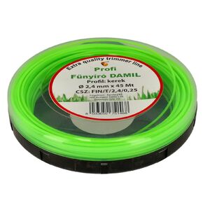 Damil 2.4mm kerek   45 méter olasz