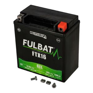 Akkumulátor Fulbat  zselés, ftx16 (husqvarna), 12v, 14ah , +- polaritású, ftx16