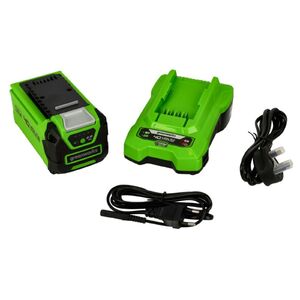 Akkumulátor és töltő induló készlet Greenworks GSK40B2 2ah akku és 2ah töltő 40v