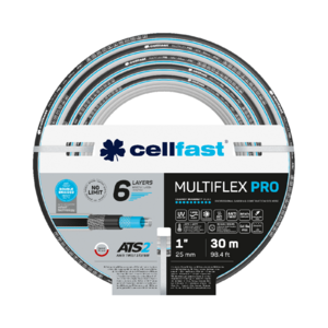 CELLFAST Locsolótömlő 6 rétegű MULTIFLEX ATSV 1&quot  30 m