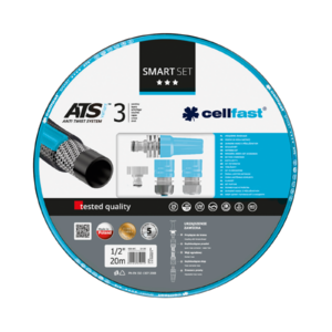CELLFAST Locsolótömlő 3 rétegű SMART SET 1/2&quot  20 m (K)