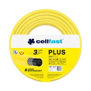 CELLFAST Locsolótömlő 3 rétegű PLUS 3/4&quot  25 m